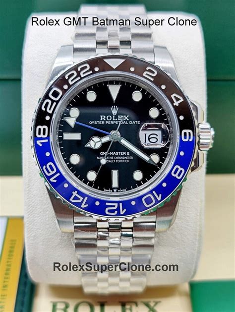 fake batman rolex|super clone rolex vs real.